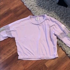 Pink crew neck top🤍